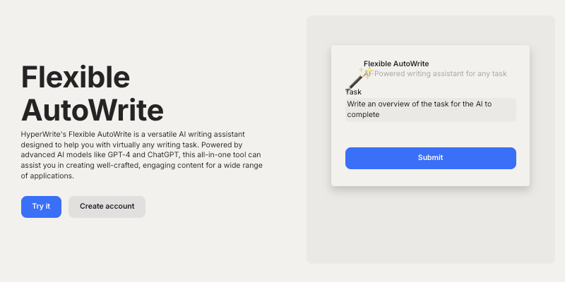 HyperWrite AI Review: Flexible AutoWrite