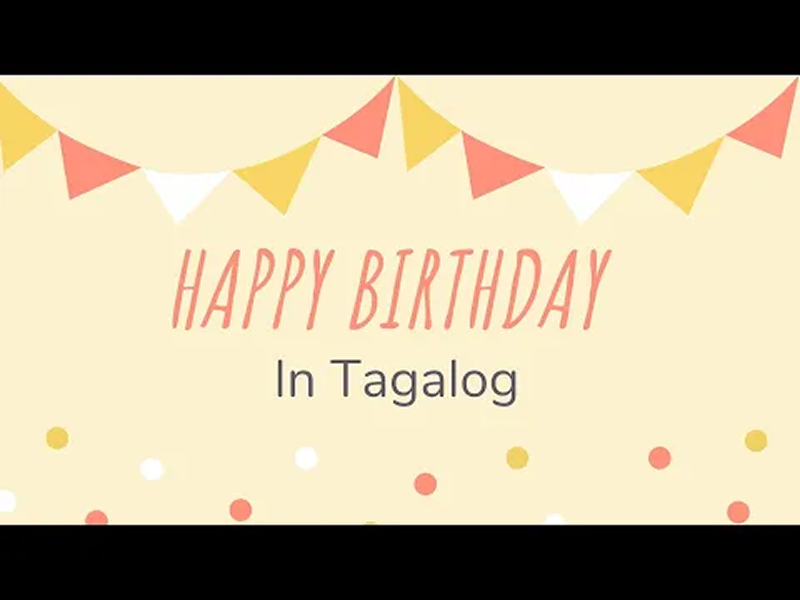 Birthday Messages in Tagalog